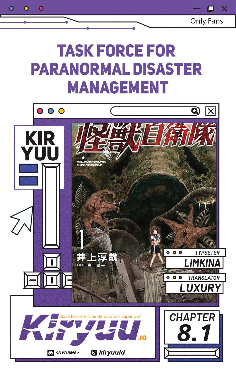 Task Force for Paranormal Disaster Management chapter 8