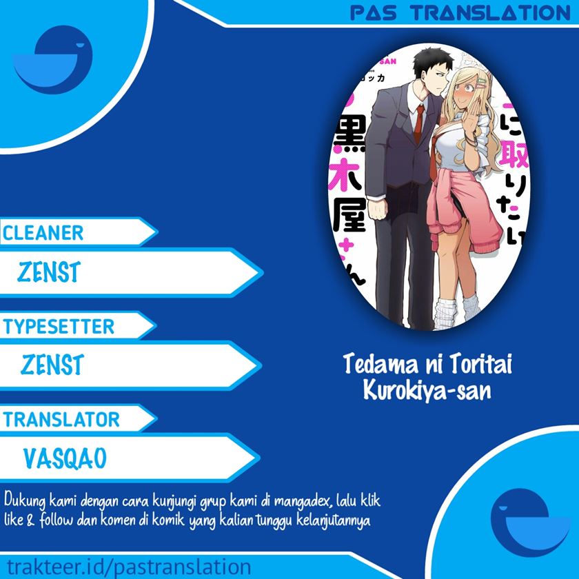 Tedama ni Toritai Kurokiya-san Chapter 03 Bahasa Indonesia
