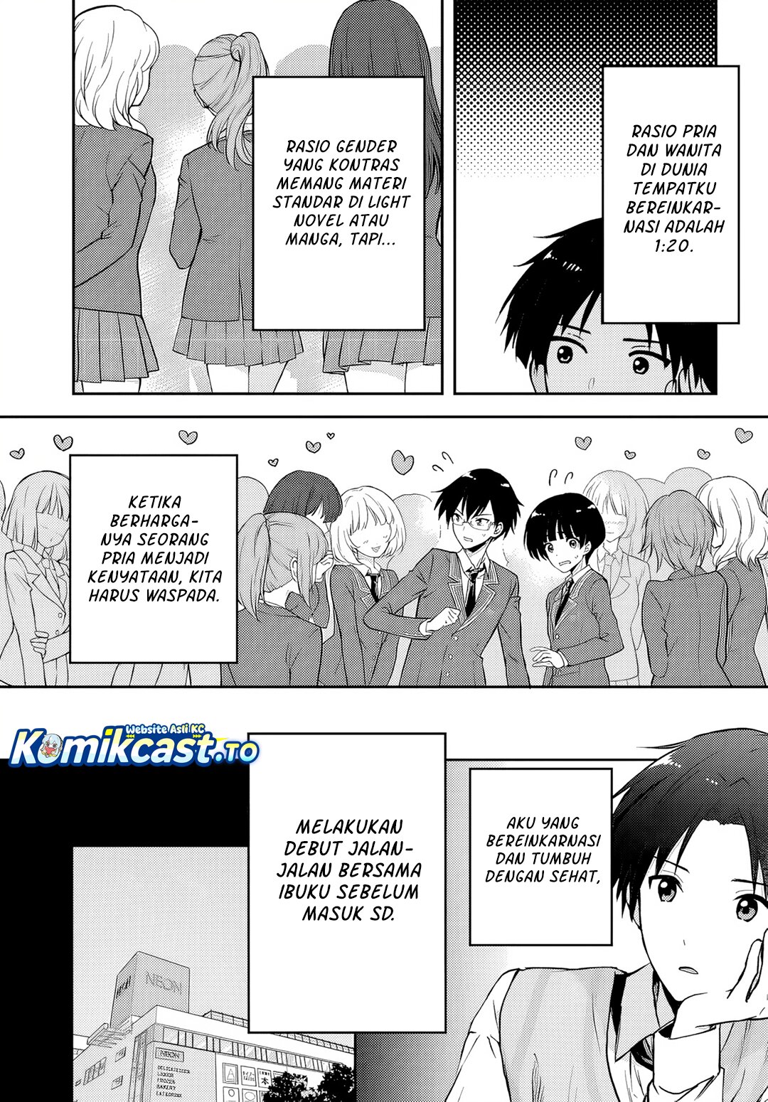 Teisou Gyakuten Sekai Nara Moteru to Omotte Itara Chapter 01 Bahasa Indonesia