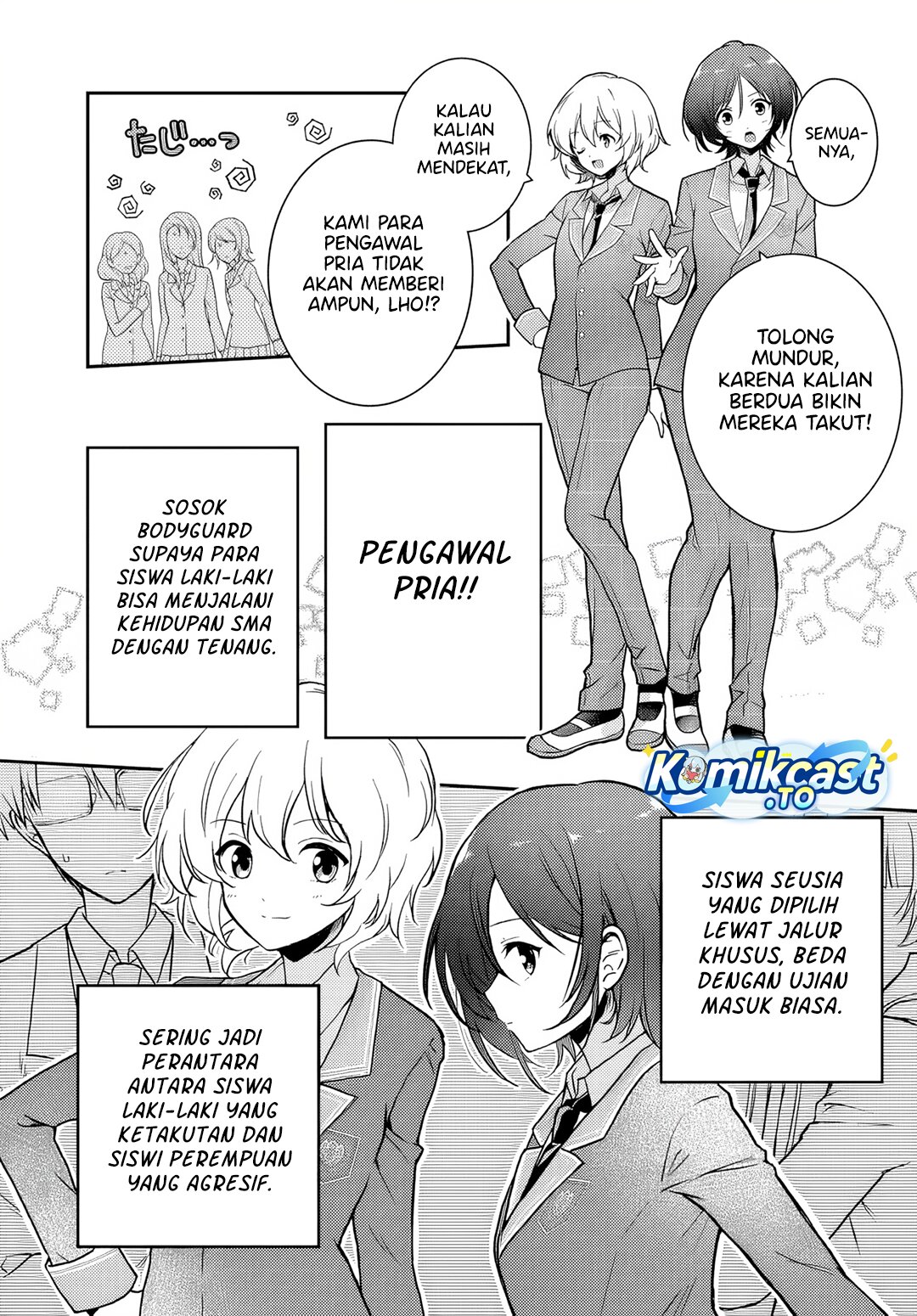 Teisou Gyakuten Sekai Nara Moteru to Omotte Itara Chapter 01 Bahasa Indonesia