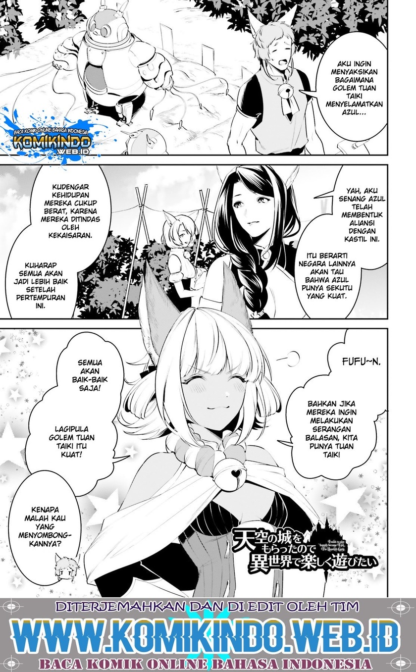 Tenkuu no Shiro o Moratta no de Isekai de Tanoshiku Asobitai chapter 11