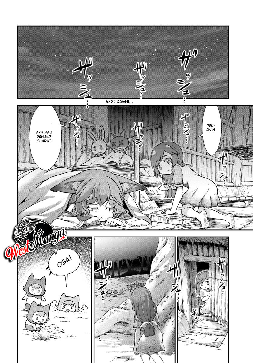Tenohira Kaitaku Mura de Isekai Kenkokuki: Fueteku Yome-tachi to Nonbiri Mujintou Life Chapter 10 Bahasa Indonesia