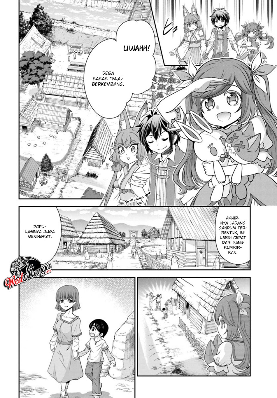 Tenohira Kaitaku Mura de Isekai Kenkokuki: Fueteku Yome-tachi to Nonbiri Mujintou Life chapter 18