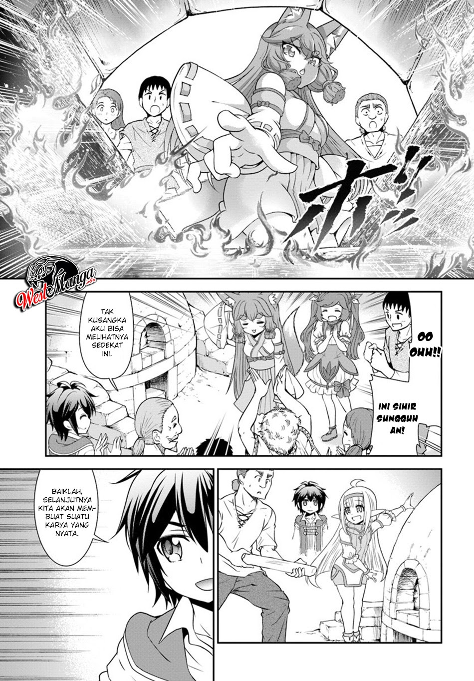 Tenohira Kaitaku Mura de Isekai Kenkokuki: Fueteku Yome-tachi to Nonbiri Mujintou Life chapter 18