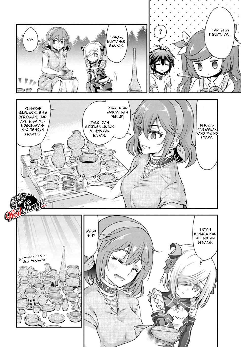 Tenohira Kaitaku Mura de Isekai Kenkokuki: Fueteku Yome-tachi to Nonbiri Mujintou Life chapter 18