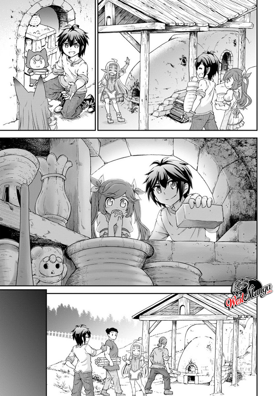 Tenohira Kaitaku Mura de Isekai Kenkokuki: Fueteku Yome-tachi to Nonbiri Mujintou Life chapter 18