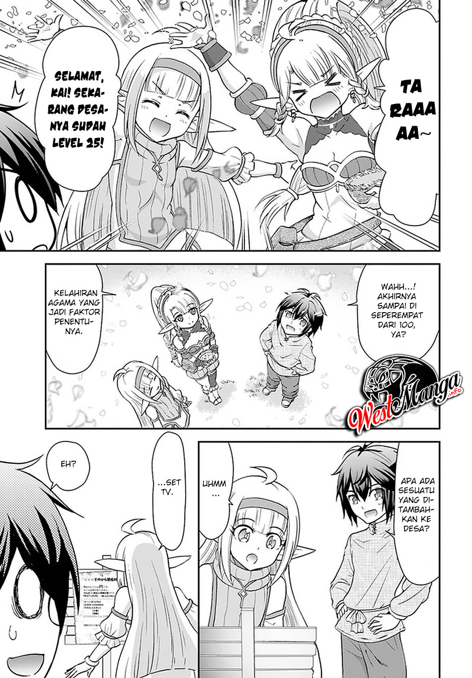 Tenohira Kaitaku Mura de Isekai Kenkokuki: Fueteku Yome-tachi to Nonbiri Mujintou Life chapter 23