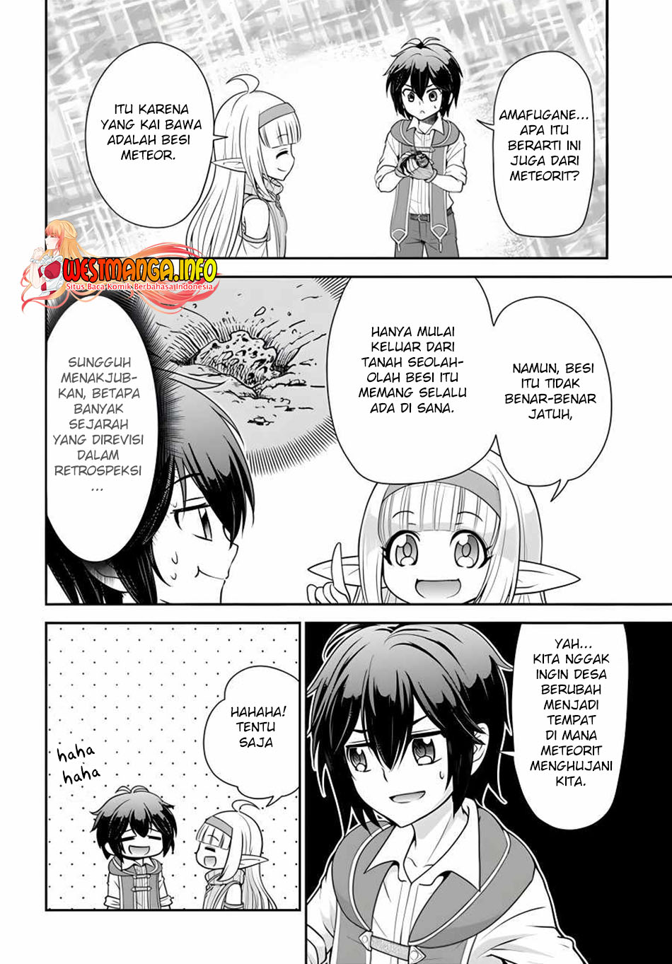 Tenohira Kaitaku Mura de Isekai Kenkokuki: Fueteku Yome-tachi to Nonbiri Mujintou Life Chapter 34 Bahasa Indonesia