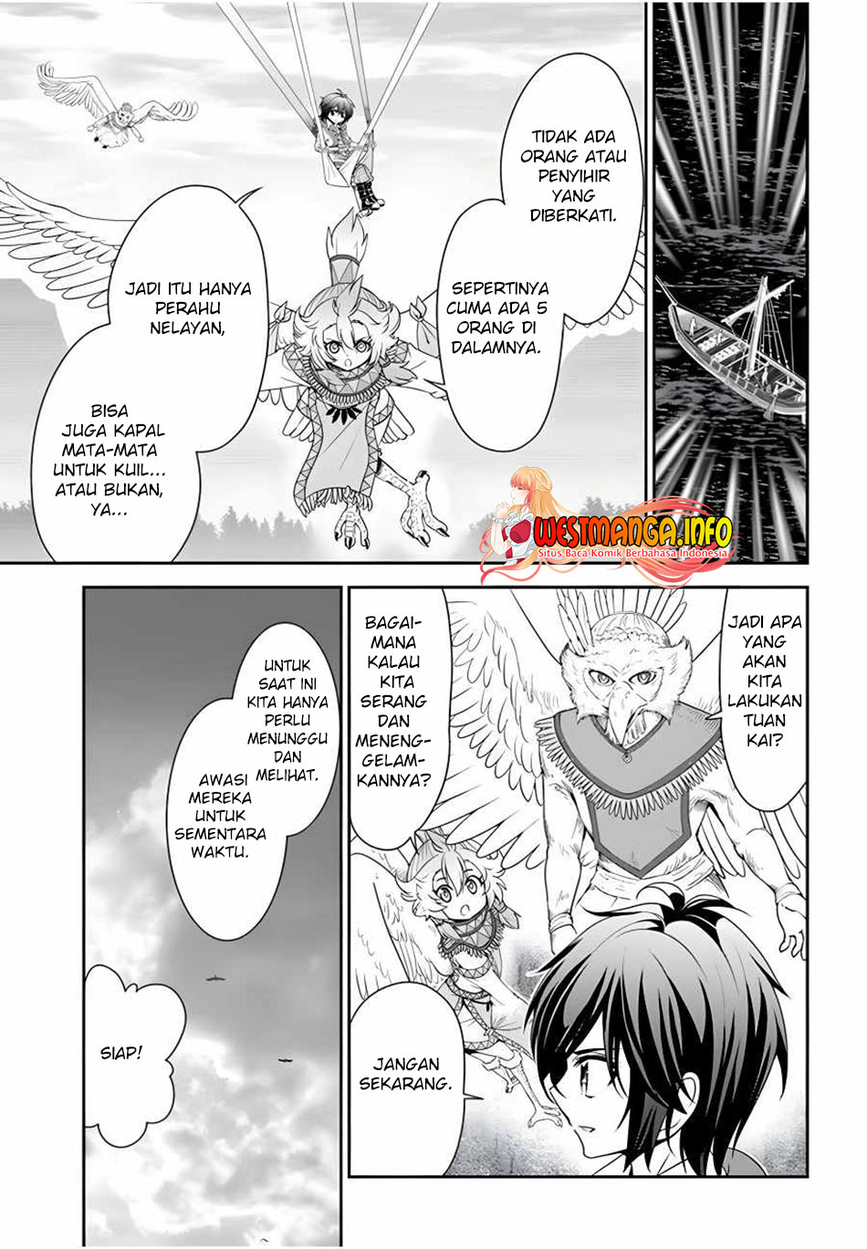 Tenohira Kaitaku Mura de Isekai Kenkokuki: Fueteku Yome-tachi to Nonbiri Mujintou Life Chapter 34 Bahasa Indonesia
