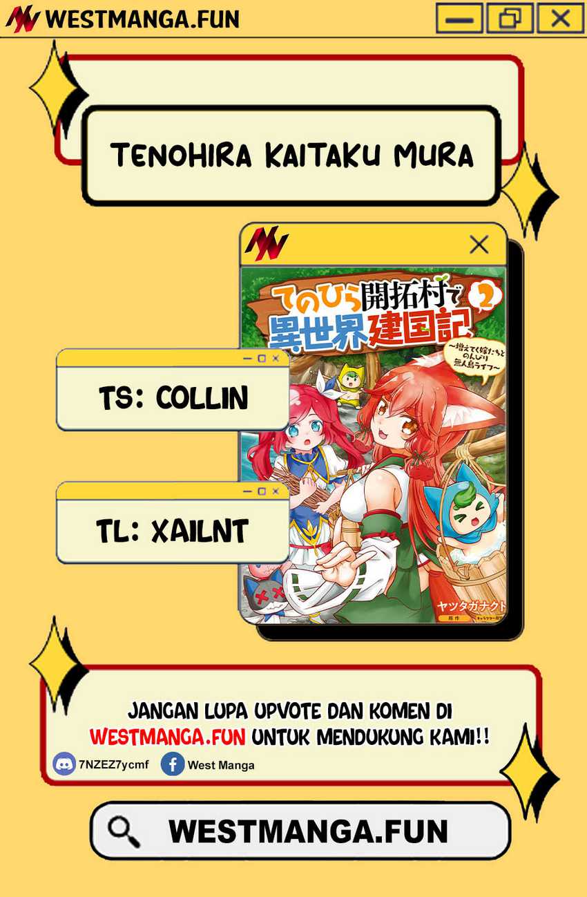 Tenohira Kaitaku Mura de Isekai Kenkokuki: Fueteku Yome-tachi to Nonbiri Mujintou Life chapter 54