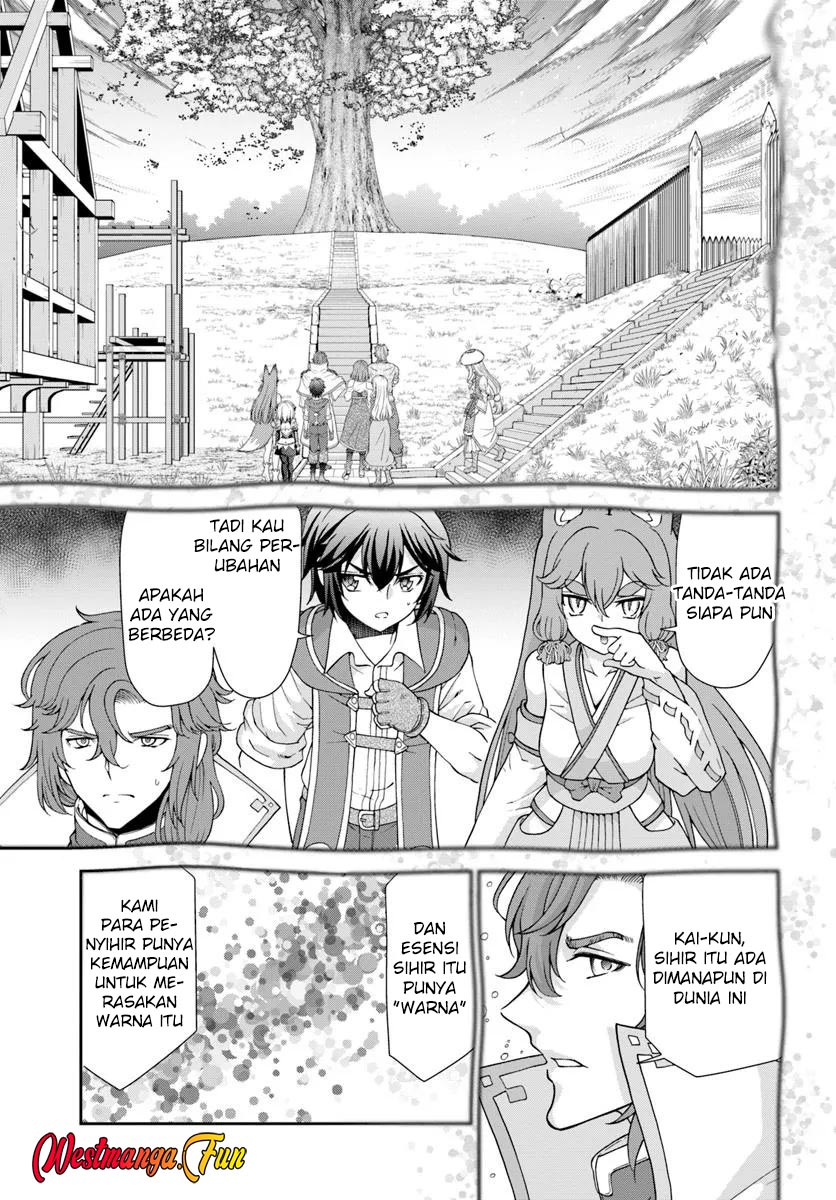 Tenohira Kaitaku Mura de Isekai Kenkokuki: Fueteku Yome-tachi to Nonbiri Mujintou Life chapter 57