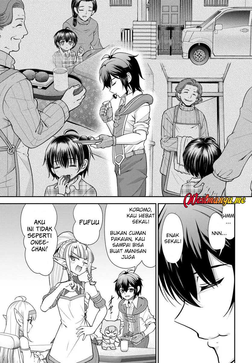 Tenohira Kaitaku Mura de Isekai Kenkokuki: Fueteku Yome-tachi to Nonbiri Mujintou Life chapter 58