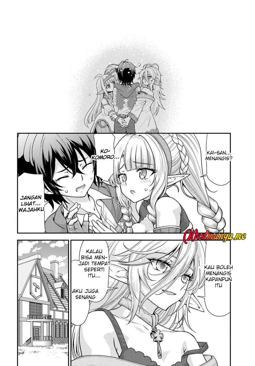 Tenohira Kaitaku Mura de Isekai Kenkokuki: Fueteku Yome-tachi to Nonbiri Mujintou Life chapter 58
