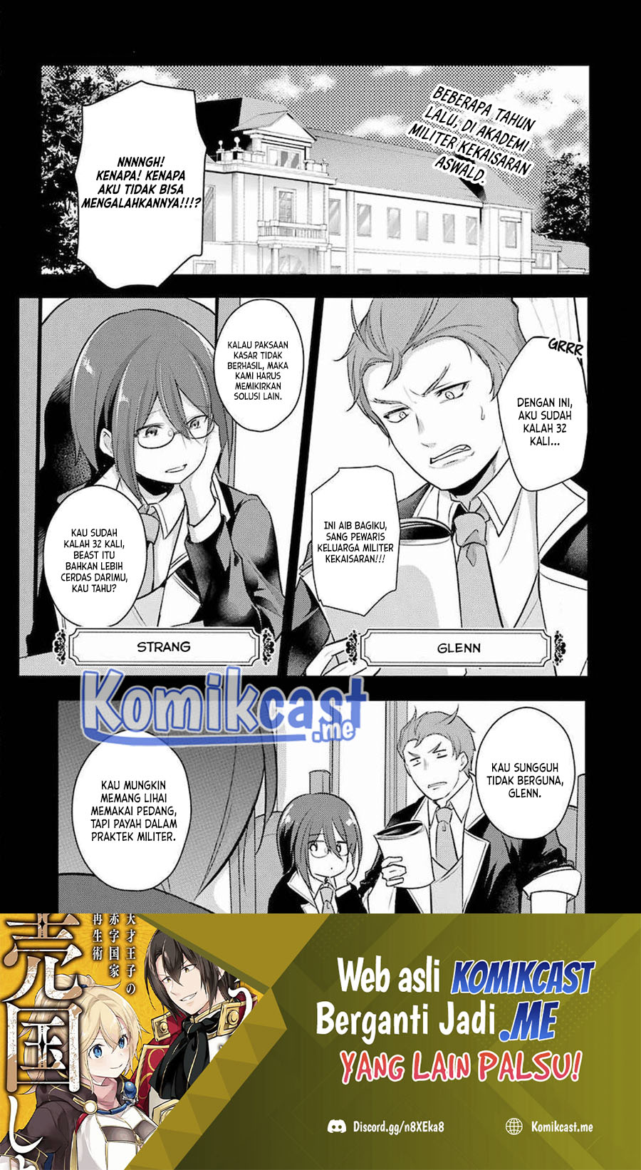 Tensai Ouji no Akaji Kokka Saisei Jutsu – Souda, Baikoku Shiyou Chapter 33 Bahasa Indonesia