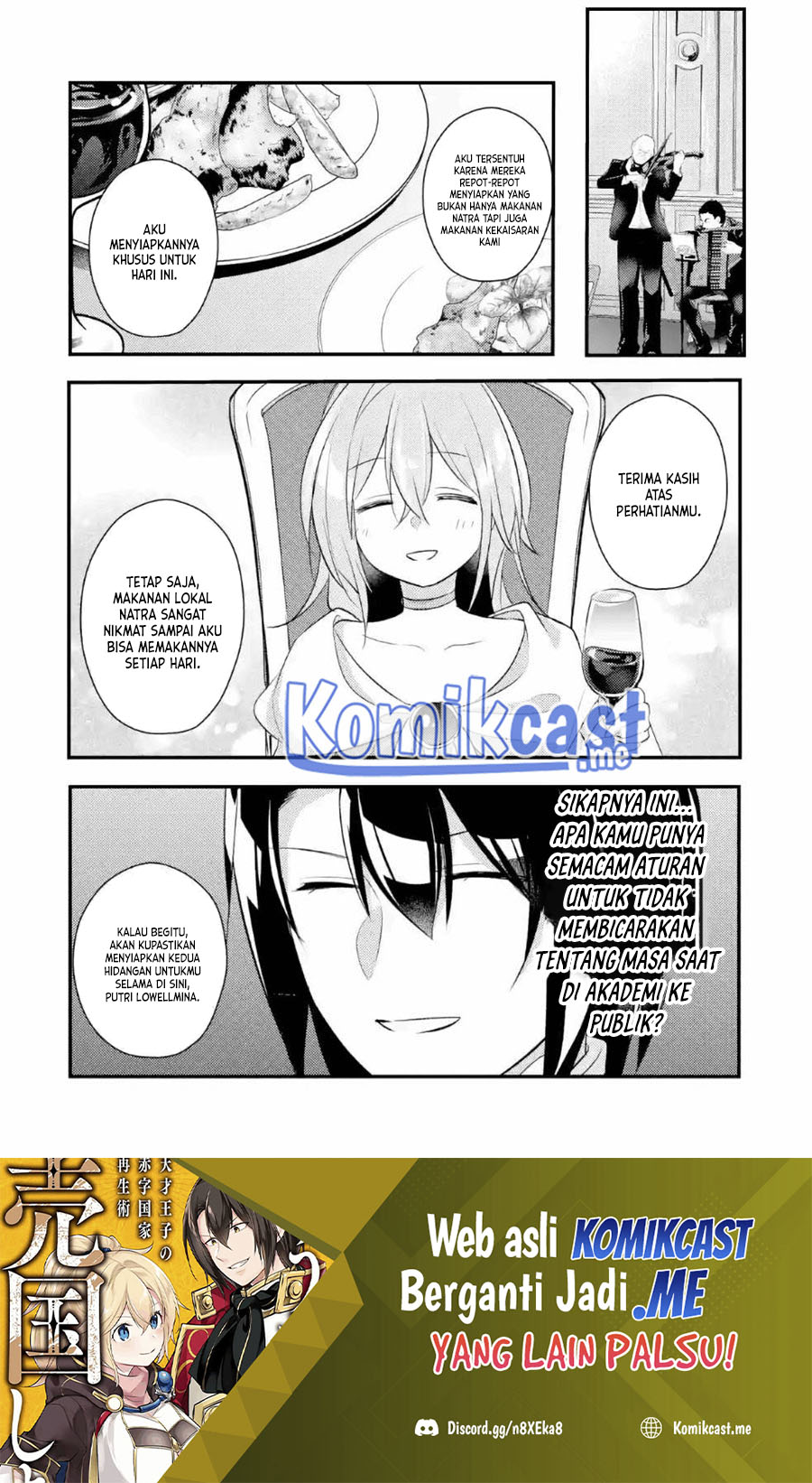 Tensai Ouji no Akaji Kokka Saisei Jutsu – Souda, Baikoku Shiyou Chapter 33 Bahasa Indonesia