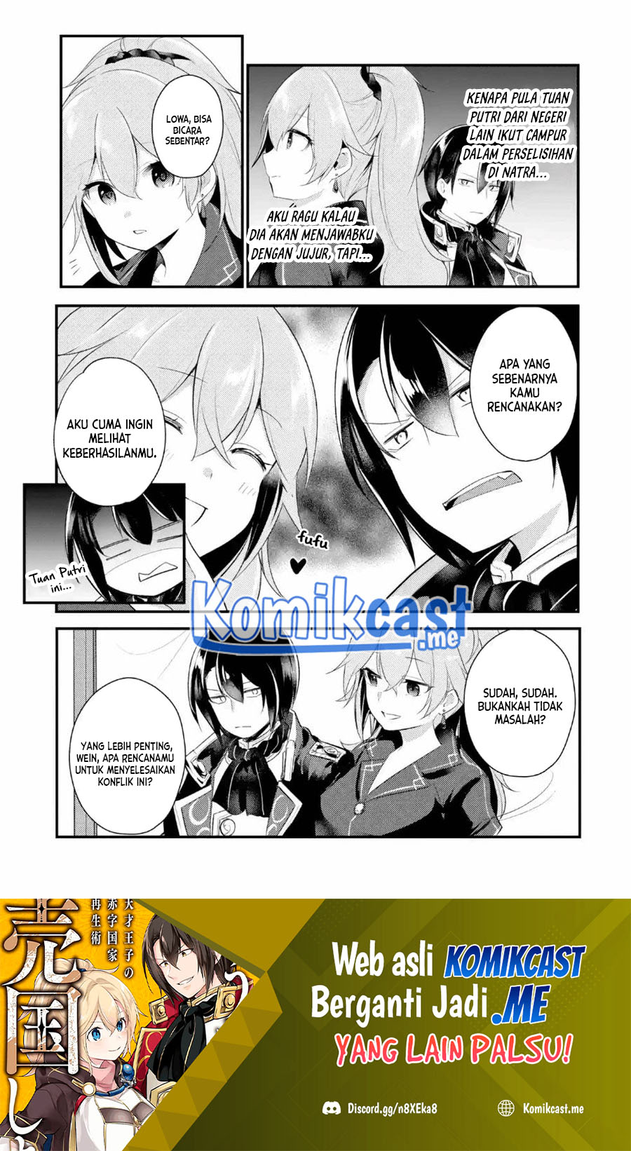 Tensai Ouji no Akaji Kokka Saisei Jutsu – Souda, Baikoku Shiyou chapter 37