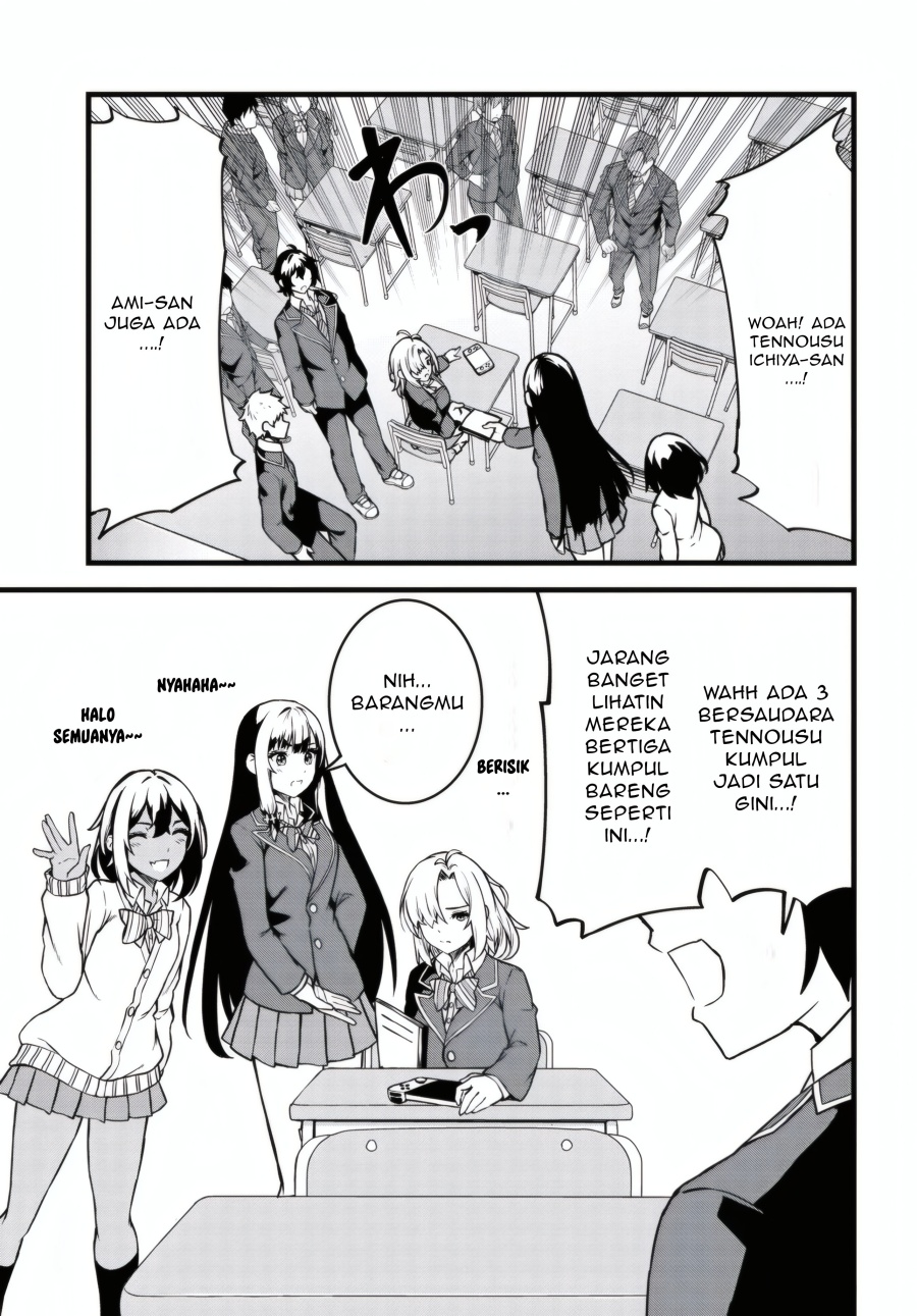Tensai Bishoujo Sanshimai wa Isourou ni Dake Choro Kawaii chapter 1