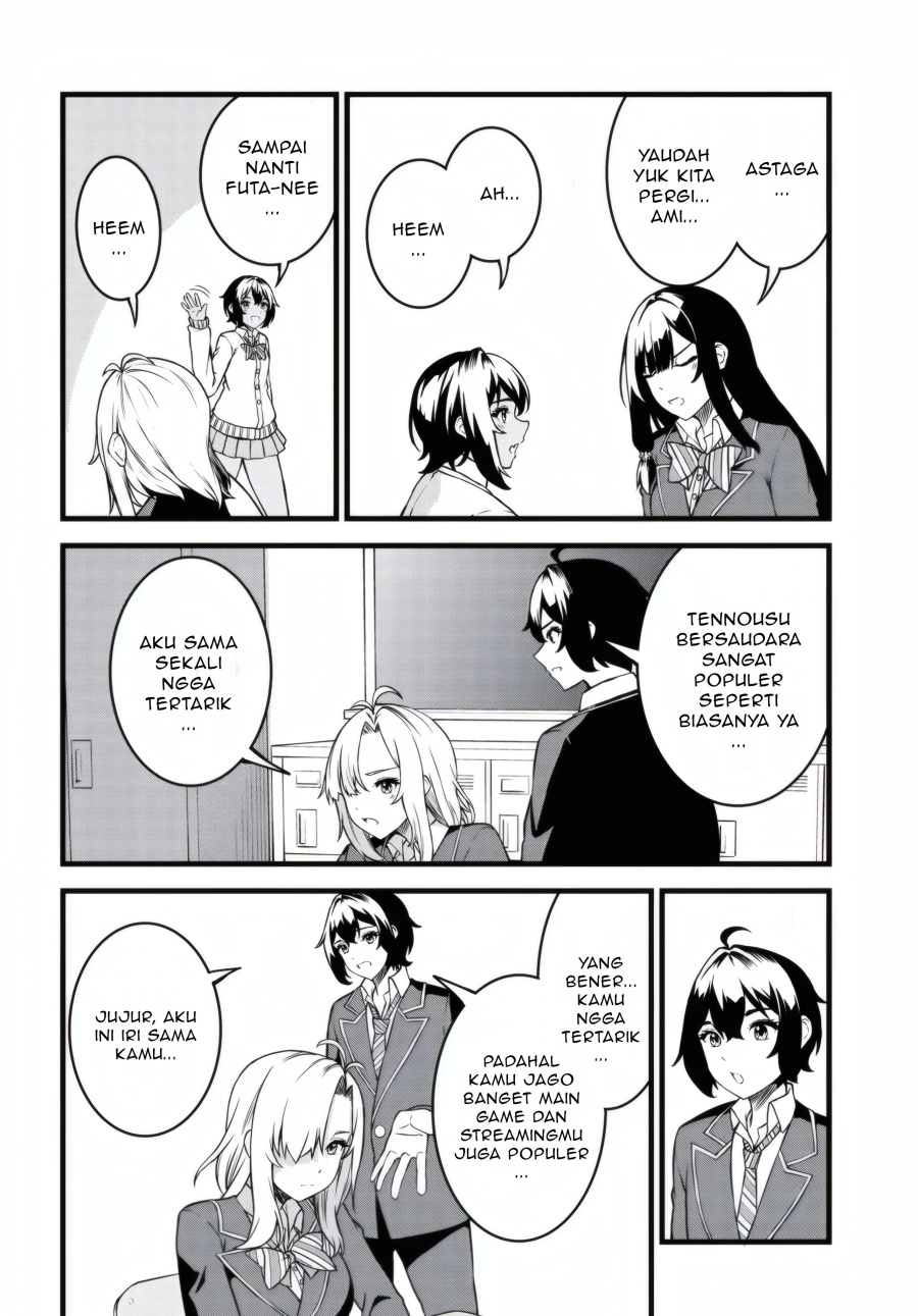 Tensai Bishoujo Sanshimai wa Isourou ni Dake Choro Kawaii chapter 1