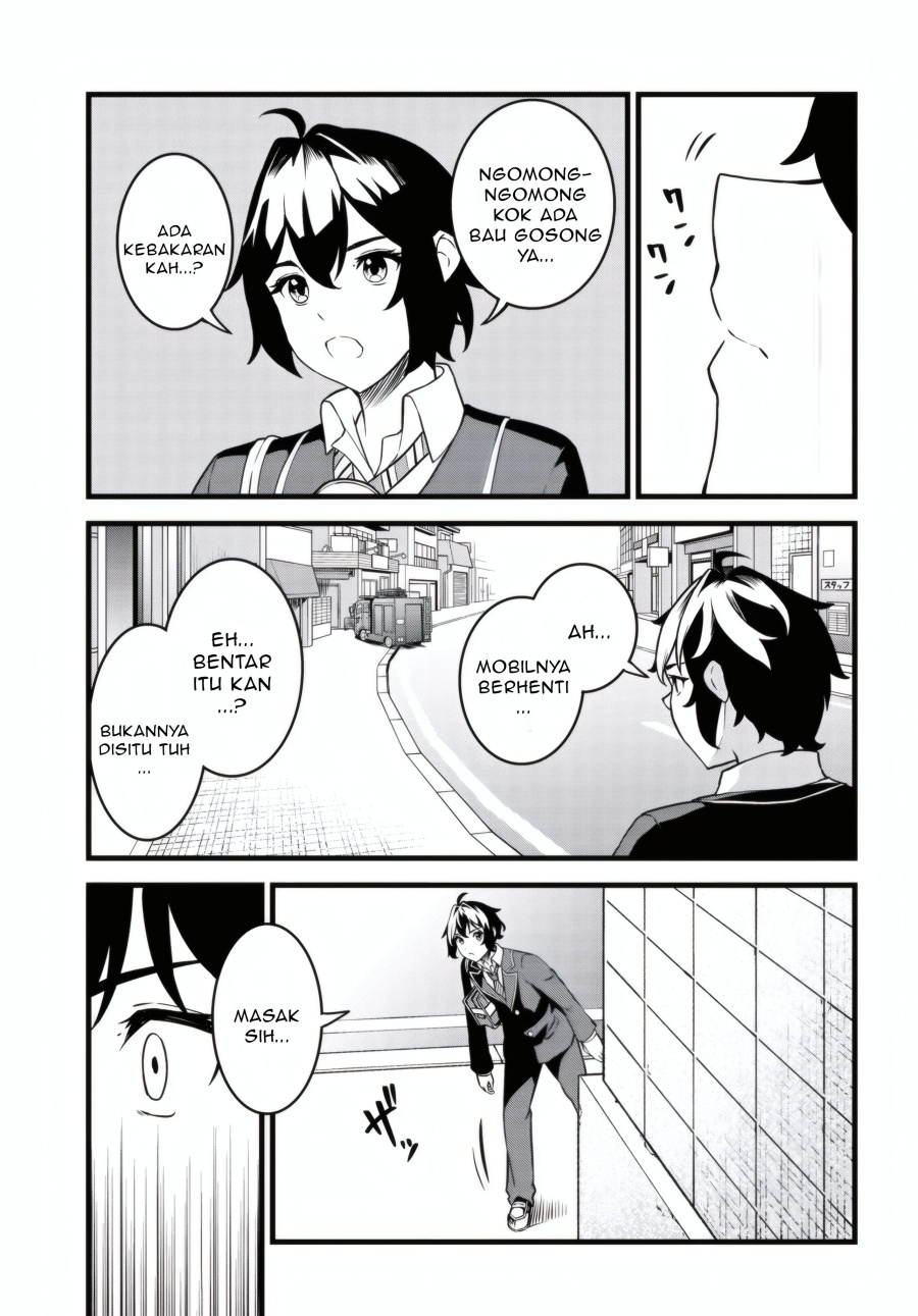 Tensai Bishoujo Sanshimai wa Isourou ni Dake Choro Kawaii chapter 1