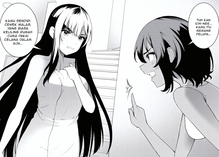 Tensai Bishoujo Sanshimai wa Isourou ni Dake Choro Kawaii chapter 1