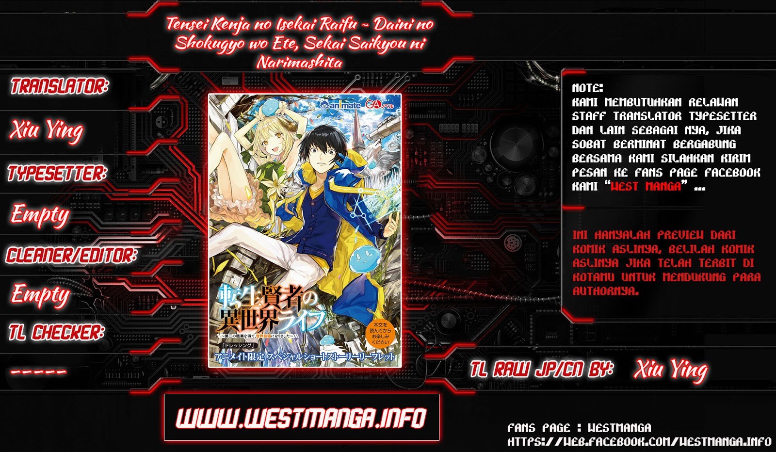 Tensei Kenja no Isekai Raifu Chapter 05.1 Bahasa Indonesia