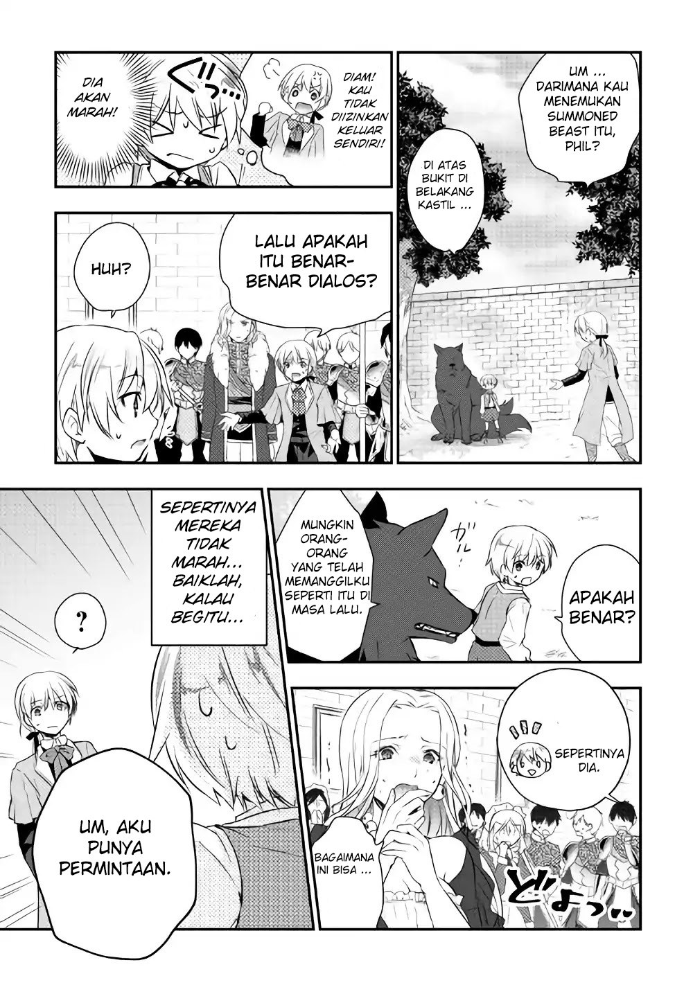 Tensei Ouji wa Daraketai Chapter 03 Bahasa Indonesia