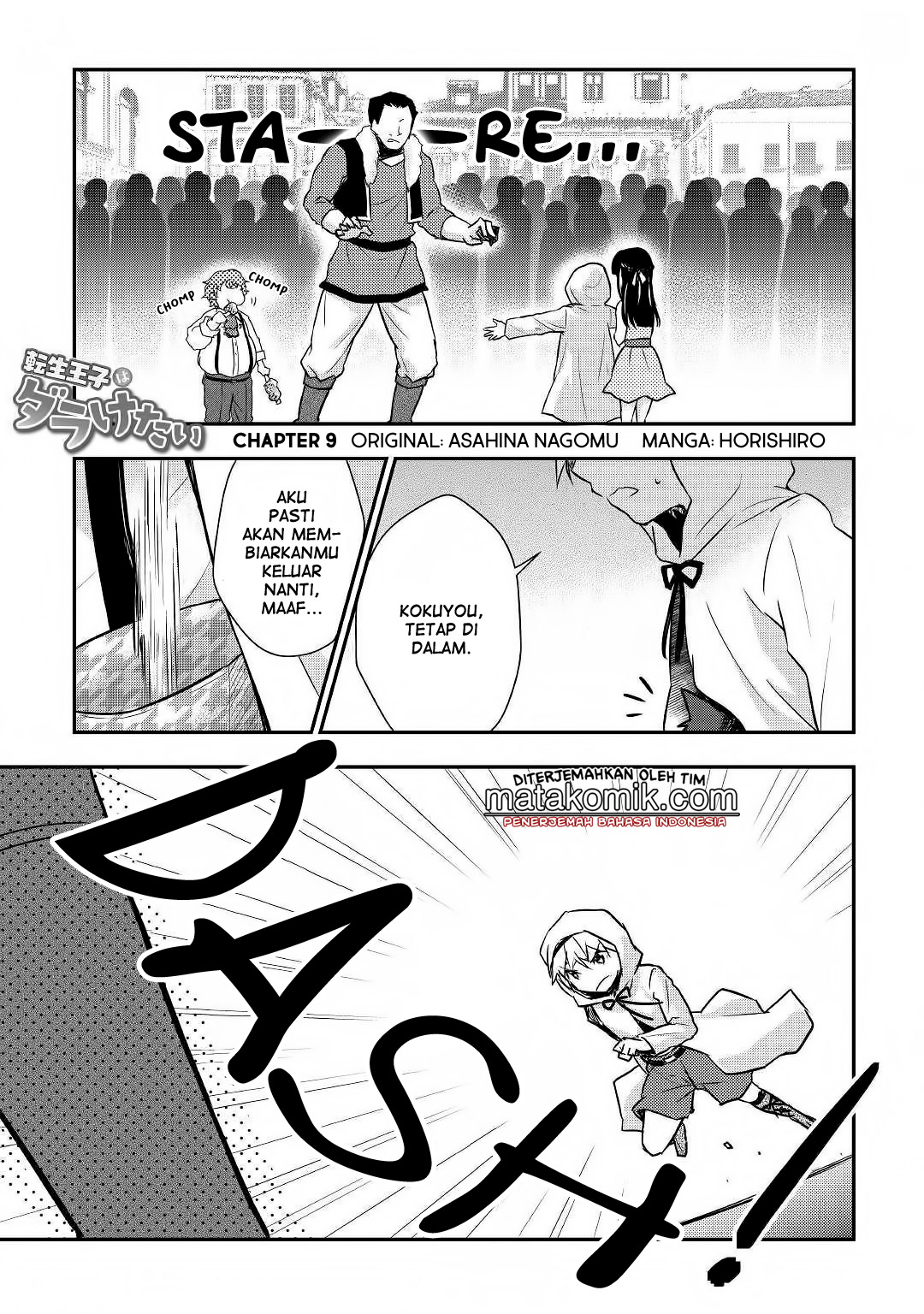 Tensei Ouji wa Daraketai Chapter 09 Bahasa Indonesia