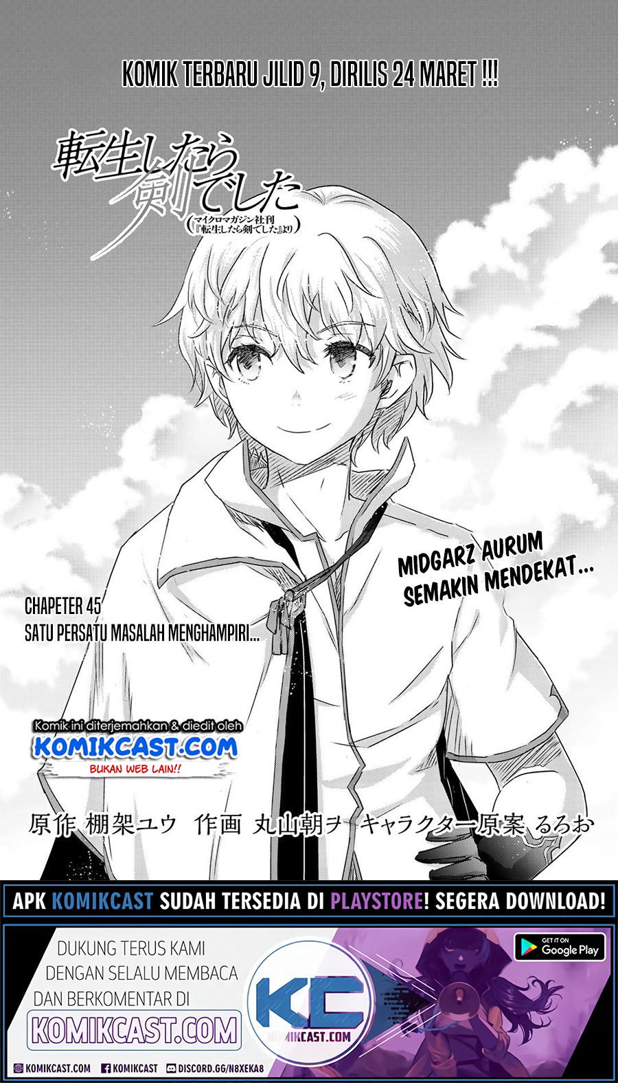 Tensei Shitara Ken Deshita Chapter 45 Bahasa Indonesia