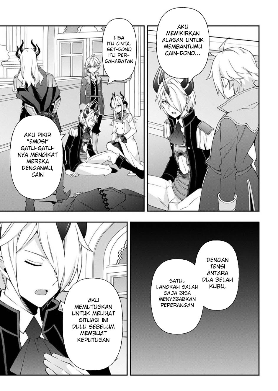 Tensei Kizoku no Isekai Boukenroku ~Jichou wo Shiranai Kamigami no Shit Chapter 73.2 Bahasa Indonesia