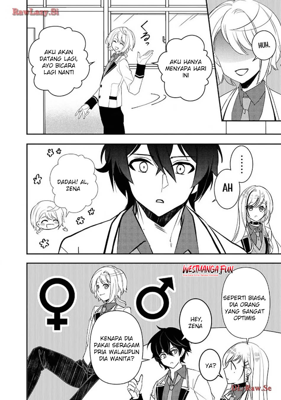 Tensei Maou no Yuusha Gakuen Musou Chapter 06 Bahasa Indonesia
