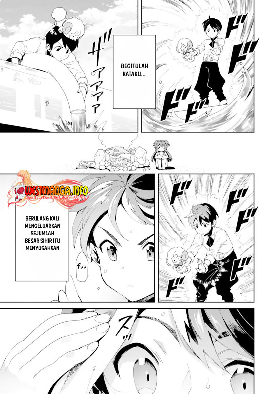 Tensei Ouji wa Renkinjutsushi to Nari Koukoku suru Chapter 04.3 Bahasa Indonesia