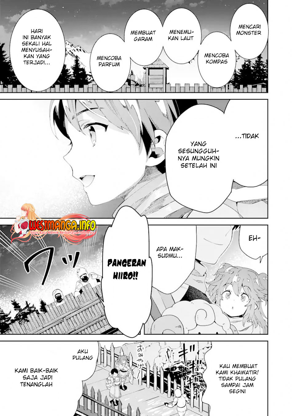 Tensei Ouji wa Renkinjutsushi to Nari Koukoku suru Chapter 04.3 Bahasa Indonesia