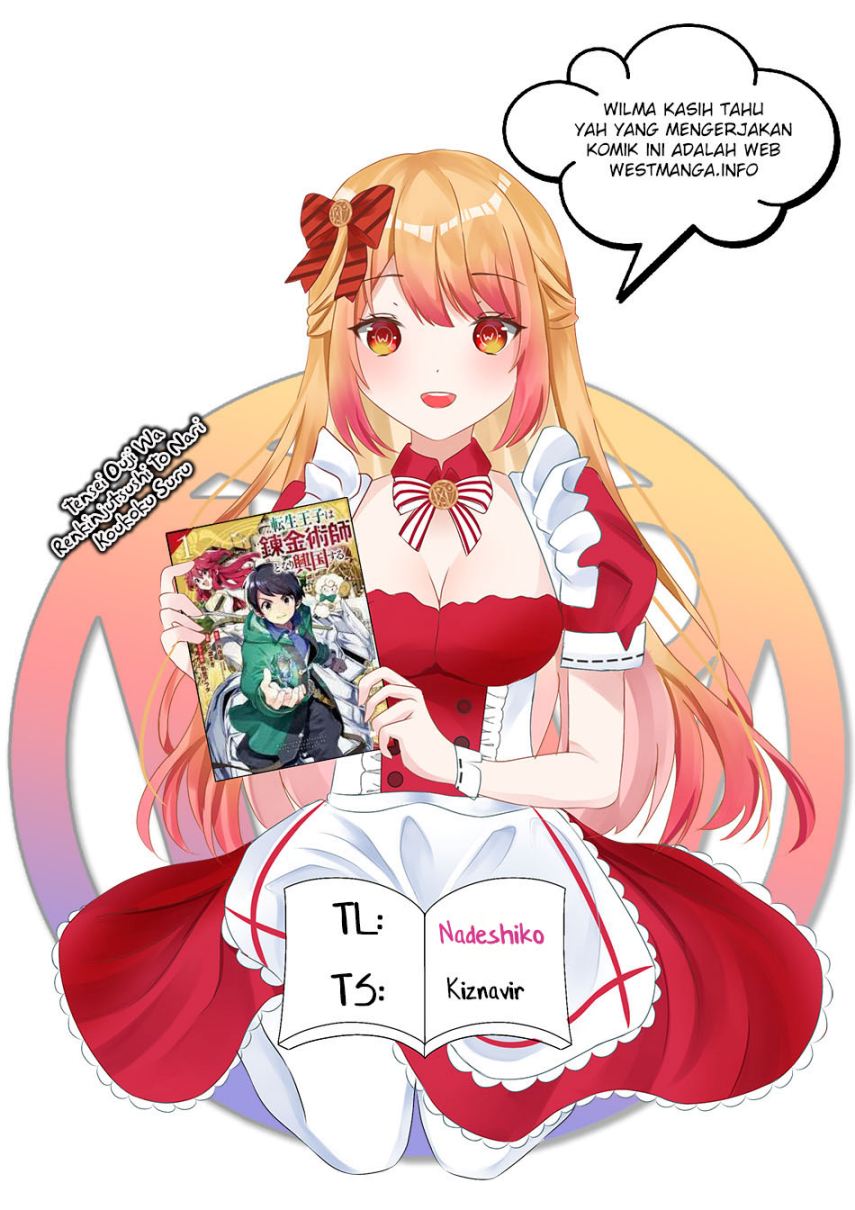 Tensei Ouji wa Renkinjutsushi to Nari Koukoku suru Chapter 08.2 Bahasa Indonesia