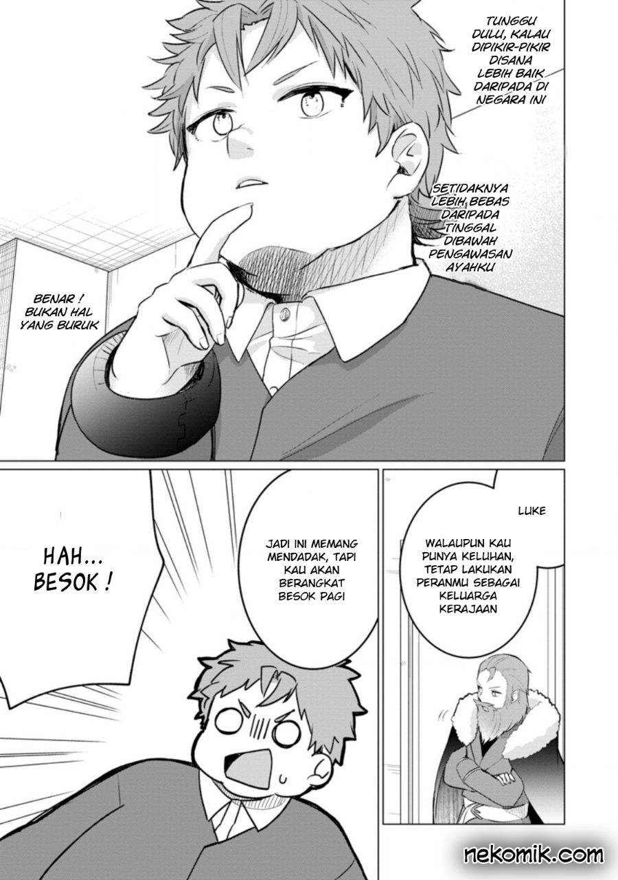 Tensei Saki ga Zannen Ouji Datta Ken: Ima wa Fukkin 1-kai mo Dekinai kedo Yasete Isekai Sukuimasu chapter 3