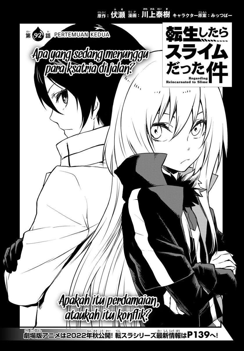 Tensei Shitara Slime Datta Ken Chapter 92 Bahasa Indonesia