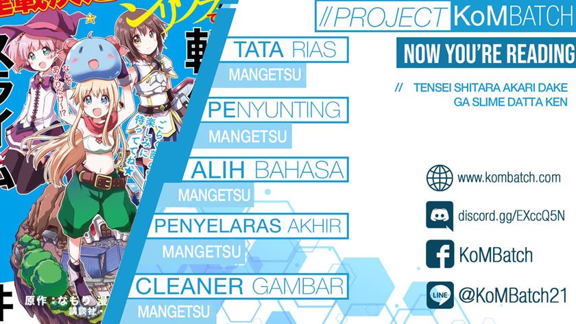 Tensei Shitara Akari dake ga Slime Datta Ken (That Time Only Akari Got Reincarnated as a Slime) chapter 1