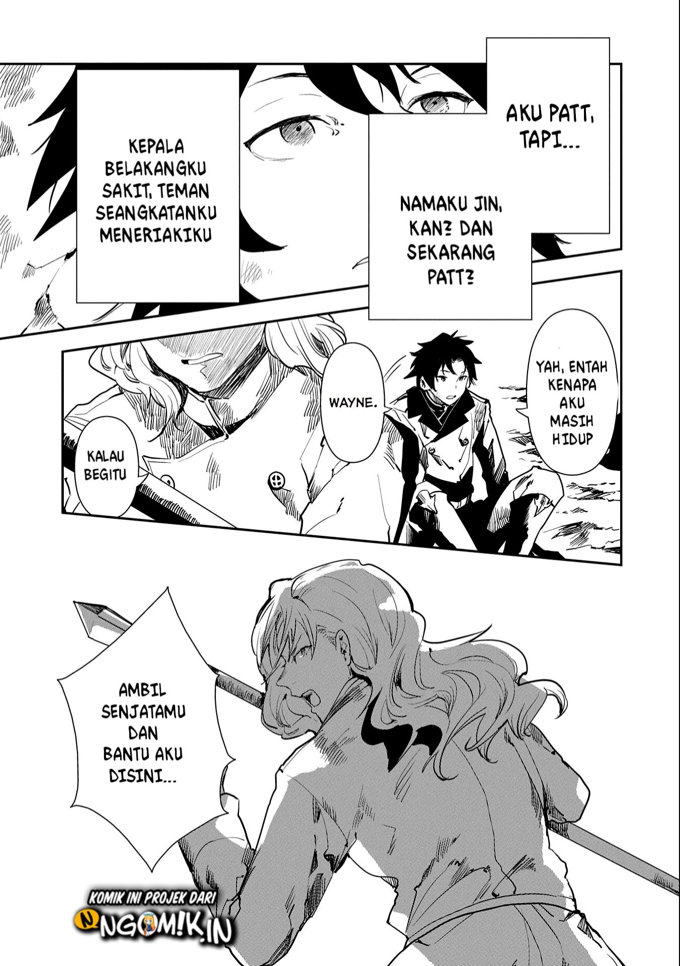 Tensei Shitara Heishi Datta? Akai Shinigami to Yobareta Otoko (When I Reincarnated I Was a Soldier?! ~A Man Called the Red Shinigami~) chapter 1