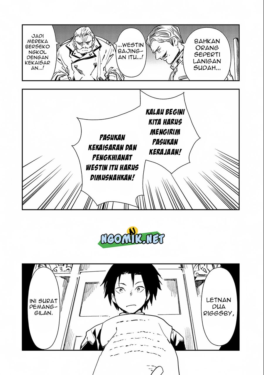 Tensei Shitara Heishi Datta? Akai Shinigami to Yobareta Otoko (When I Reincarnated I Was a Soldier?!) Chapter 04 Bahasa Indonesia