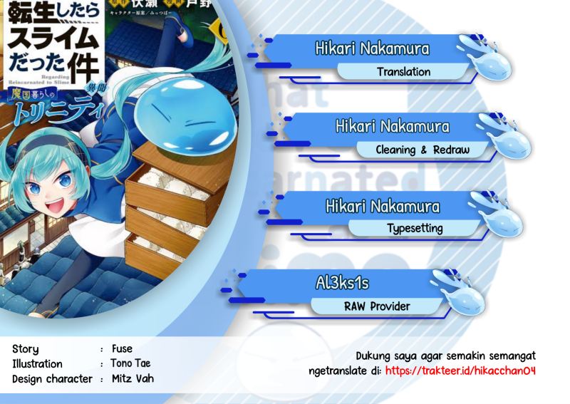 Tensei Shitara Slime Datta Ken Ibun: Makoku Gurashi no Trinity Chapter 47 Bahasa Indonesia