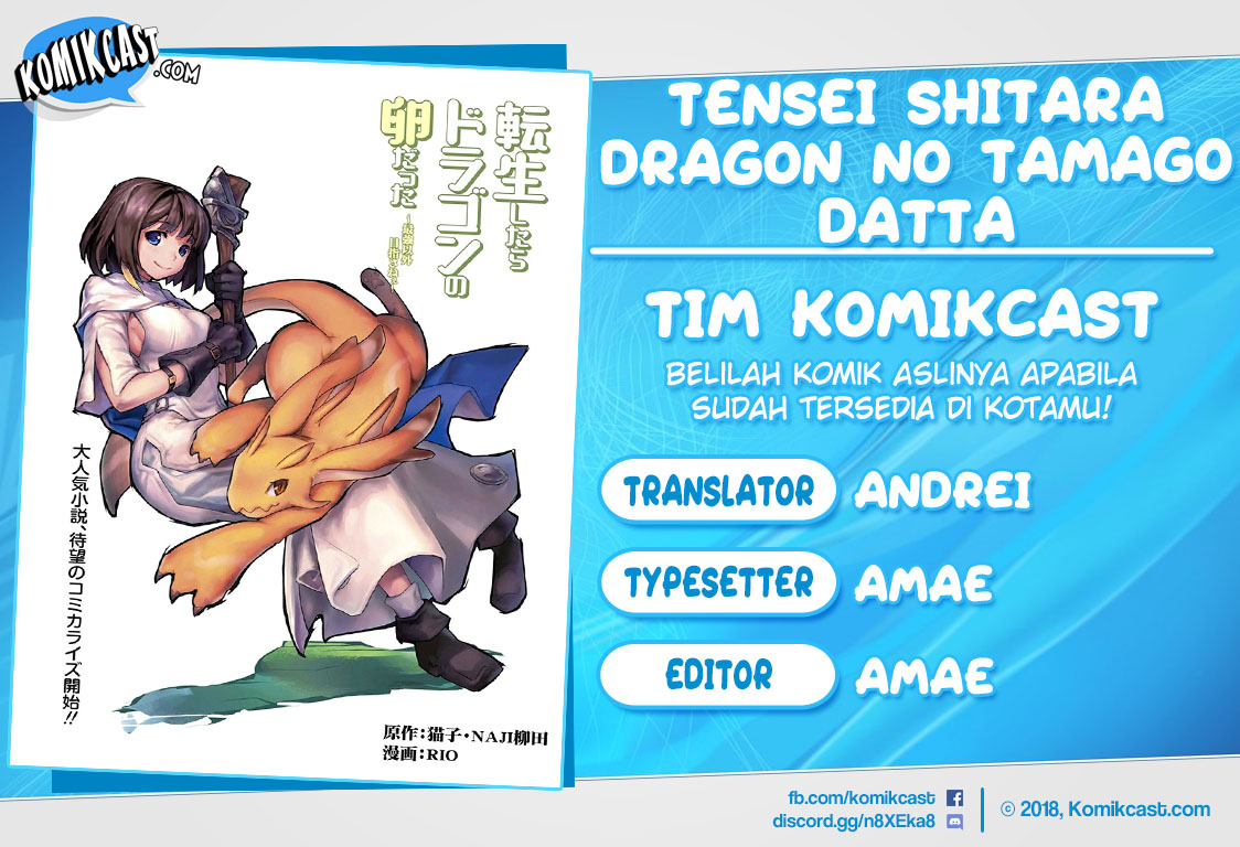 Tensei shitara Dragon no Tamago datta: Saikyou Igai Mezasanee Chapter 07 Bahasa Indonesia