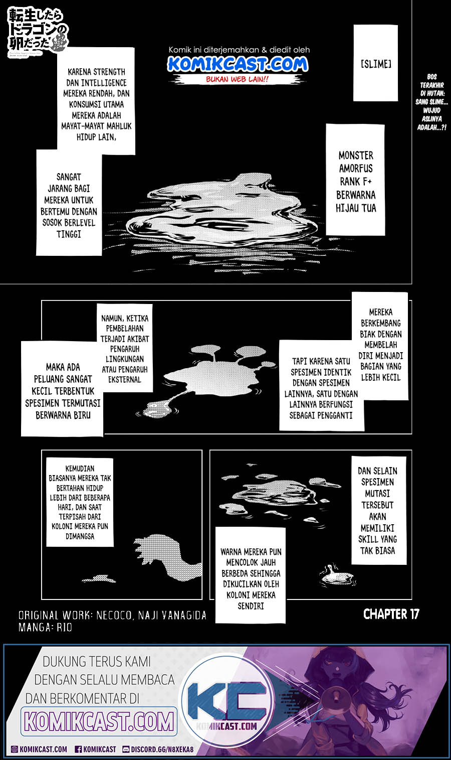 Tensei shitara Dragon no Tamago datta: Saikyou Igai Mezasanee chapter 17