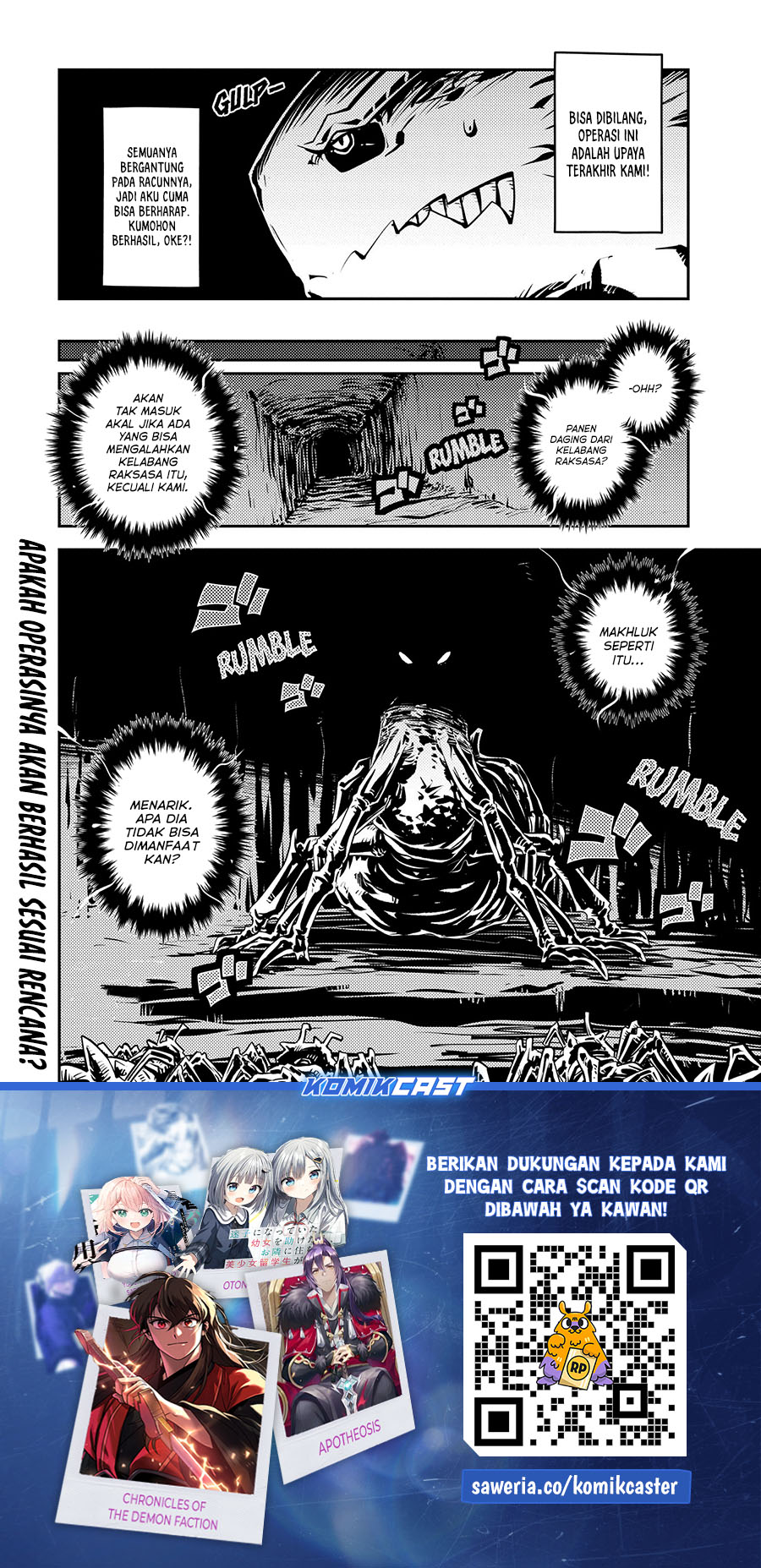 Tensei Shitara Dragon no Tamago datta: Saikyou Igai Mezasanee Chapter 38 Bahasa Indonesia