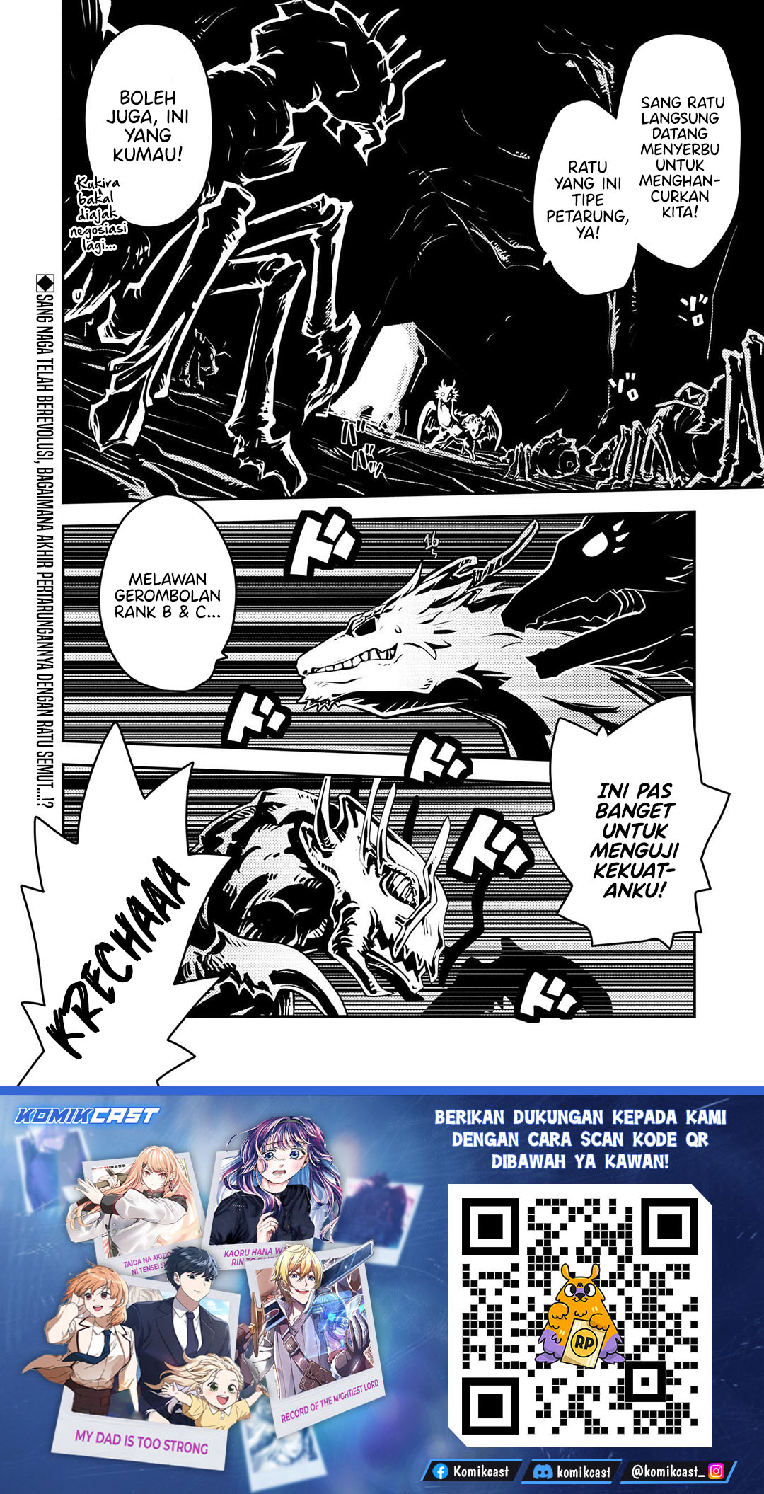 Tensei Shitara Dragon no Tamago datta: Saikyou Igai Mezasanee Chapter 41 Bahasa Indonesia