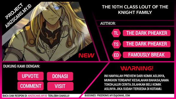 The 10th Class Lout of the Knight Family Chapter 13 Bahasa Indonesia
