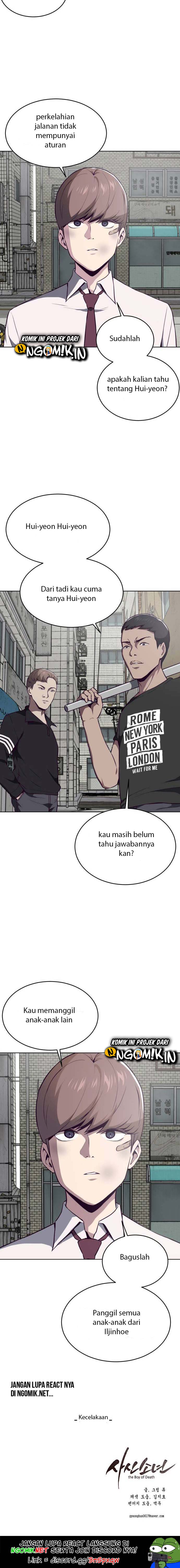 The Boy of Death Chapter 35 Bahasa Indonesia