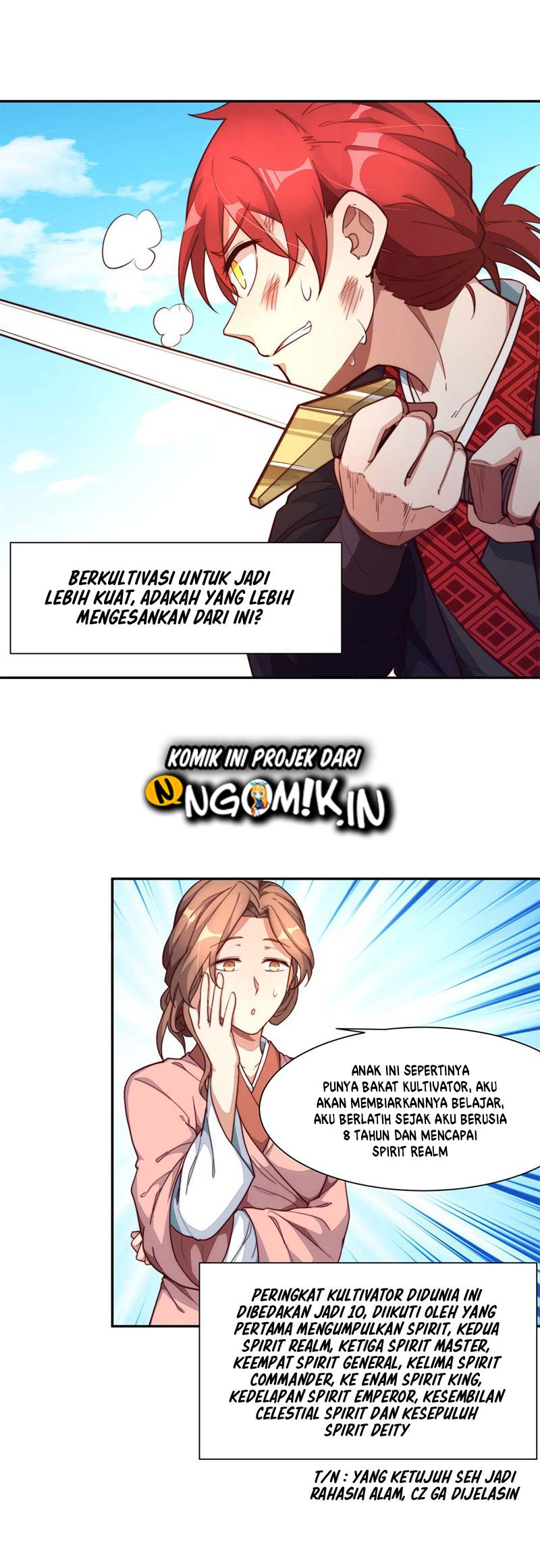 The Descendant of the Spiritual Diety Chapter 01 Bahasa Indonesia