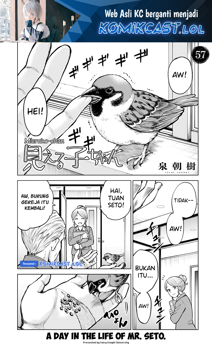 The Girl Who See It (Mieruko-chan) Chapter 57 Bahasa Indonesia