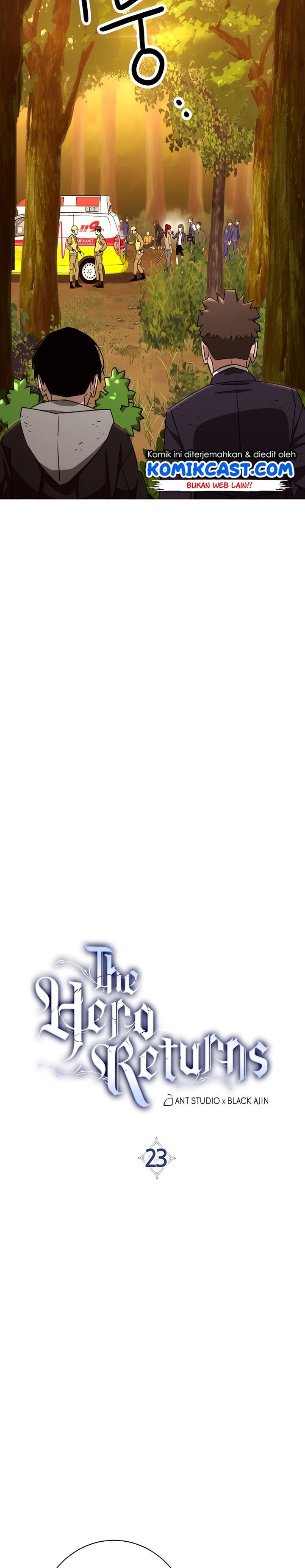 The Hero Returns Chapter 23 Bahasa Indonesia