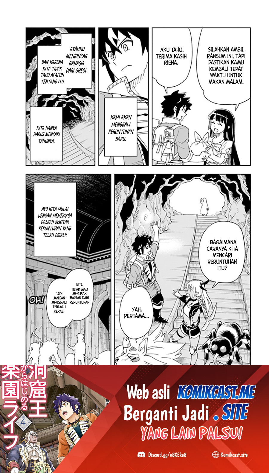 The King of Cave Will Live a Paradise Life Chapter 21.2 Bahasa Indonesia