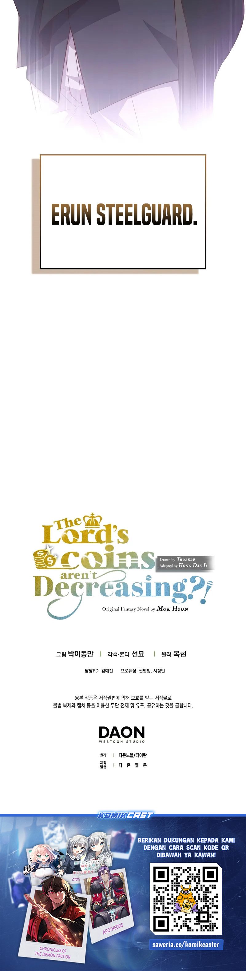 The Lord’s Coins Aren’t Decreasing?! Chapter 135 Bahasa Indonesia